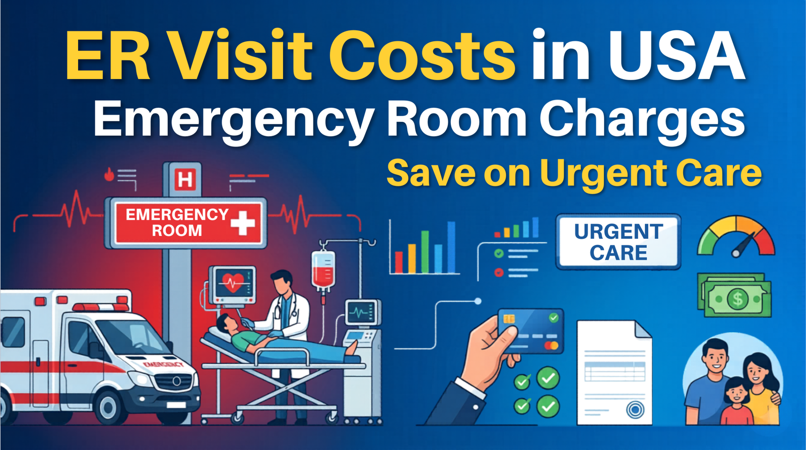 How Much Does an ER Visit Cost in the USA (2026 Guide) – Emergency Room Charges, Insurance & Saving Tips